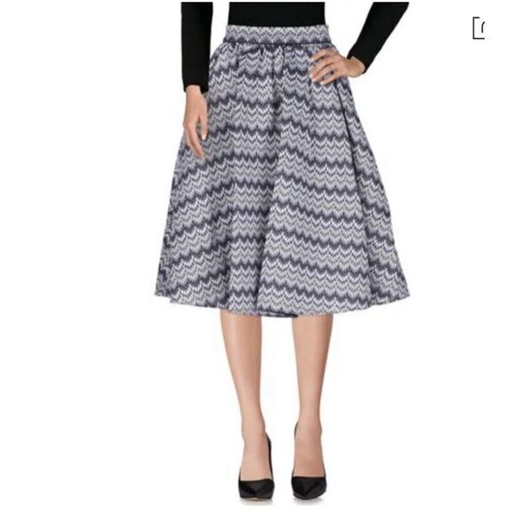 NWT Maje Womens Purple Skirt with Lace Size 2( USA size M) - Picture 2 of 11